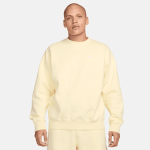 Nike Solo Swoosh-crewtrøje i fleece til mænd - brun brun M