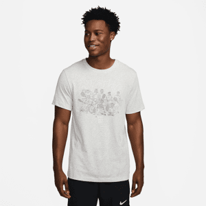 NikeCourt Dri-FIT tennis-T-shirt til mænd - grå grå XL
