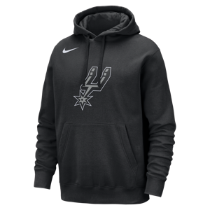 San Antonio Spurs Club Nike NBA-pullover-hættetrøje til mænd - sort sort 3XL