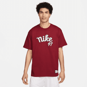 Nike Max90-basketball-T-shirt til mænd - rød rød M