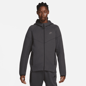 Nike Sportswear Tech Fleece Windrunner-hættetrøje med lynlås til mænd - grå grå M