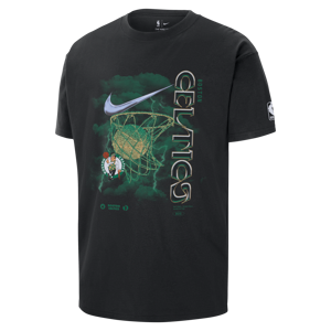 Boston Celtics Courtside Max90 Nike NBA-T-shirt til mænd - sort sort M