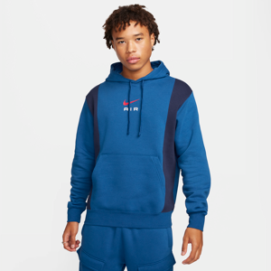 Nike Air-pullover-hættetrøje i fleece til mænd - blå blå M