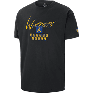 Golden State Warriors Courtside Statement Edition Jordan NBA Max90-T-shirt til mænd - sort sort M