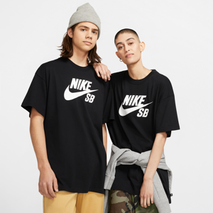 Nike SB-skater-T-shirt med logo - sort sort XS