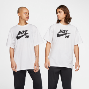 Nike SB-skater-T-shirt med logo - hvid hvid XL