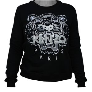 Kenzo Tiger Womans Sweatshirt Black/White S