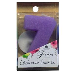Price's Celebration Candles Number 7
