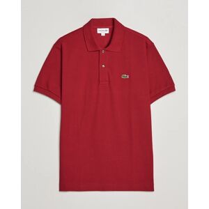 Lacoste Original Polo Piké Bordeaux men XS Rød