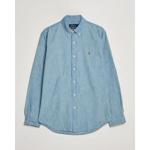 Polo Ralph Lauren Custom Fit Shirt Chambray Washed men L Blå