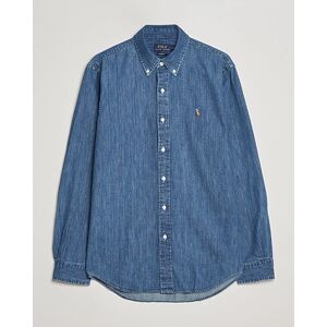 Polo Ralph Lauren Custom Fit Shirt Denim Dark Wash men L Blå