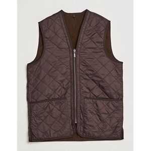 Barbour Lifestyle Quilt Waistcoat/Zip-In Liner Brown men XL/UK44-46 Brun