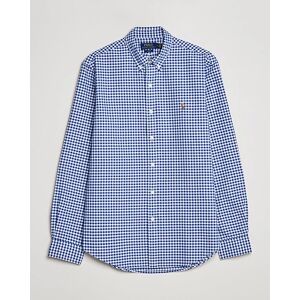 Polo Ralph Lauren Slim Fit Shirt Oxford Blue/White Gingham men XXL Blå
