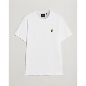 Lyle & Scott Crew Neck Organic Cotton T-Shirt White men XS Hvid