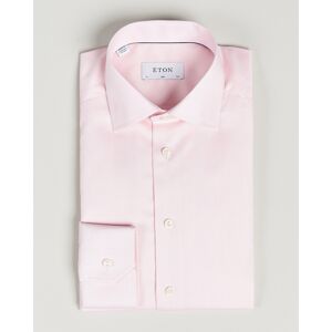 Eton Slim Fit Signature Twill Shirt Pink men S Pink