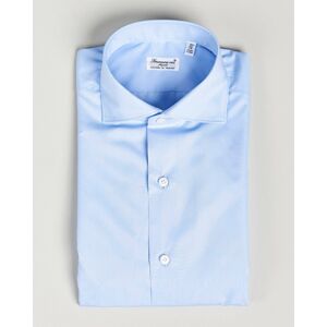 Finamore Napoli Milano Slim Fit Classic Shirt Light Blue men M Blå