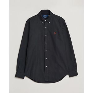 Polo Ralph Lauren Custom Fit Garment Dyed Oxford Shirt Black men XS Sort