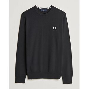 Fred Perry Classic Crew Neck Jumper Black men XL Sort