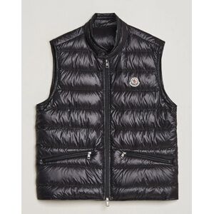 Moncler Gui Down Vest Black men S Sort