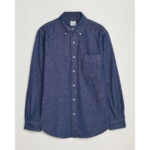 orSlow Denim Button Down Shirt One Wash men S Blå