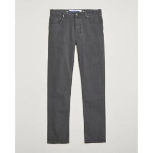 Jacob Cohën Bard Garment Dyed Gabardine Trousers Grey men W30 Grå