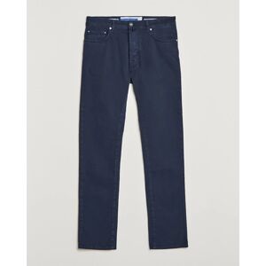 Jacob Cohën Bard Garment Dyed Gabardine Trousers Navy men W30 Blå