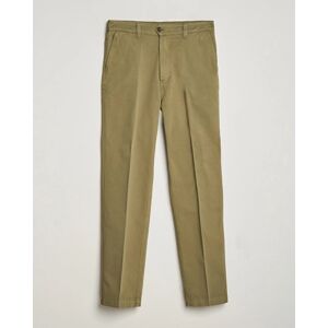 Drake's Flat Front Cotton Chino Olive men W31 Grøn