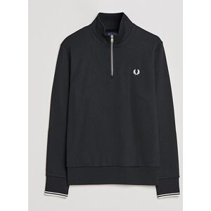 Fred Perry Half Zip Sweatshirt Black men M Sort