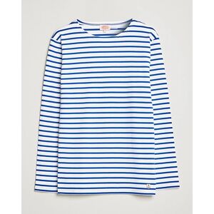 Armor-lux Houat Héritage Stripe Long Sleeve T-Shirt White/Blue men XXXL Blå