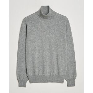 Piacenza Cashmere Cashmere Rollneck Sweater Light Grey men 46 Grå