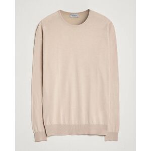 John Smedley Hatfield Sea Island Crew Neck Almond men L Beige