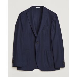 Boglioli K Jacket Wool Hopsack Classic Blazer Navy men 56 Blå