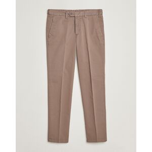 Oscar Jacobson Danwick Cotton Trousers Light Brown men 48 Brun