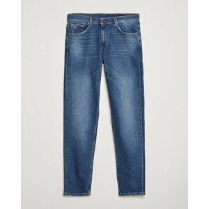 Oscar Jacobson Karl Cotton Stretch Jeans Vintage Wash men W30L32 Blå