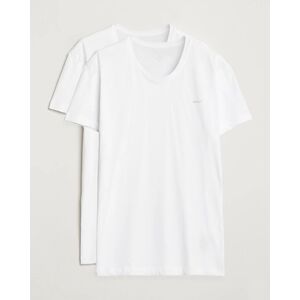 GANT 2-Pack Crew Neck T-Shirt White men S Hvid