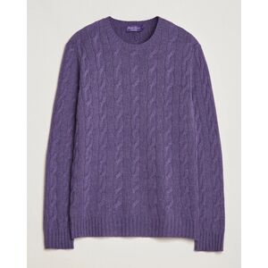 Ralph Lauren Purple Label Cashmere Cable Sweater Purple Melange men XL Lilla