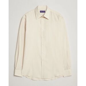 Ralph Lauren Purple Label Soft Cotton Shirt Cream men S) Beige