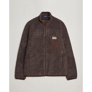 Polo Ralph Lauren Hi-Pile Fleece Full-Zip Jacket Dark Beech men XL Brun