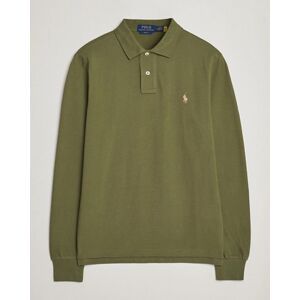 Polo Ralph Lauren Slim Fit Long Sleeve Polo Dark Sage men S Grøn