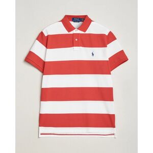 Polo Ralph Lauren Barstriped Polo Post Red/White men M Rød