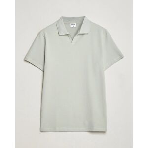 Filippa K Soft Lycra Polo T-Shirt Green Grey men M Grøn