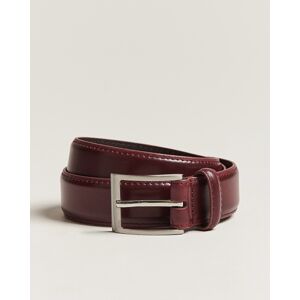 Loake 1880 Philip Leather Belt Burgundy men 90 Rød