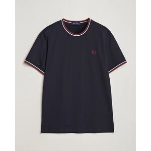 Fred Perry Twin Tipped T-Shirt Navy men M Blå