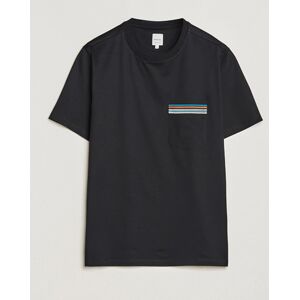 Paul Smith Striped Pocket Crew Neck T-Shirt Black men L Sort