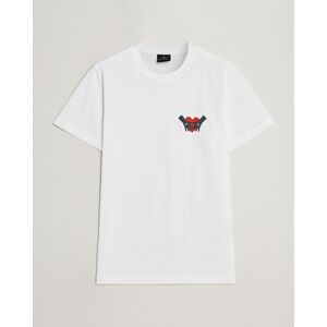 PS Paul Smith PS Heart Crew Neck T-Shirt White men M Hvid