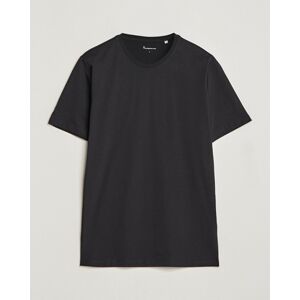 KnowledgeCotton Apparel Agnar Basic T-Shirt Jet Black men M Sort