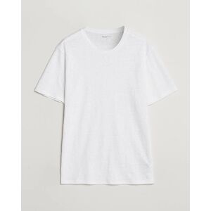 KnowledgeCotton Apparel Organic Linen T-Shirt Bright White men S Hvid