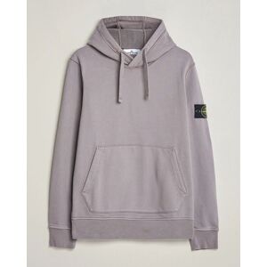 Stone Island Garment Dyed Cotton Fleece Hood Dove Grey men M Grå