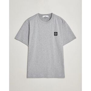 Stone Island Garment Dyed Cotton Jersey T-Shirt Melange Grey men M Grå