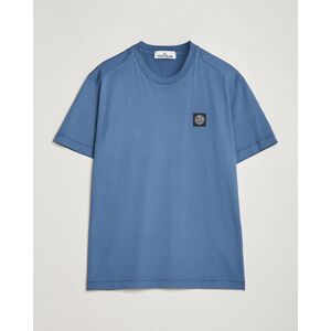 Stone Island Garment Dyed Cotton Jersey T-Shirt Dark Blue men M Blå